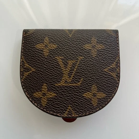LOUIS VUITTON PORTE MONNAIE CUVETTE COIN PURSE - Picture 2 of 9